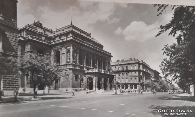 Old postcard budapest opera house andrássy road photo postcard
