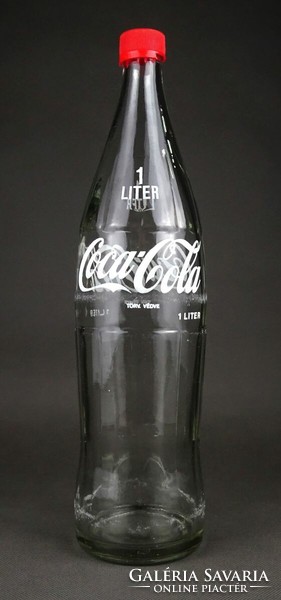 1K771 old coca-cola glass bottle 1 liter