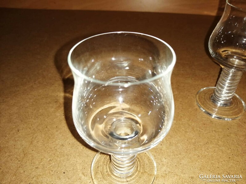 Talpas üveg rövid italos pohár készlet 4 db egyben (b)