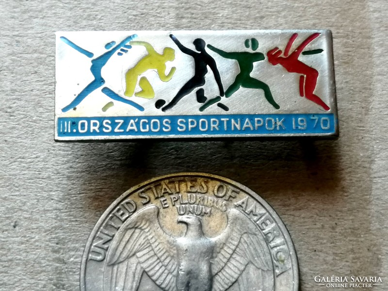 Pioneer - national sports days 1970 badge is rarer