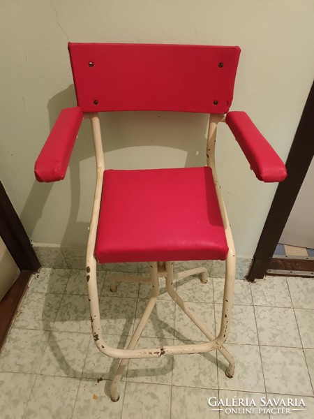 Retro loft, industrial children's hairdressing chair