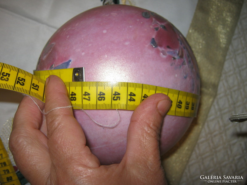 2 Large glass sphere decorative sphere