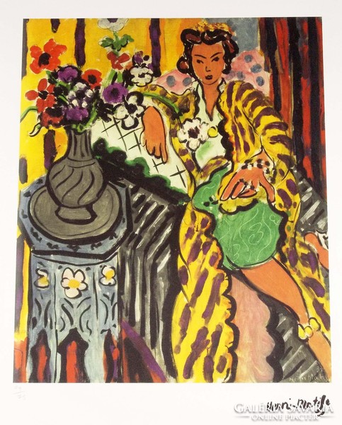 Henri Matisse litográfia - számozott, hitelesített példány