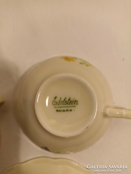 Edelstein Bavarian coffee cup (two cups one saucer)