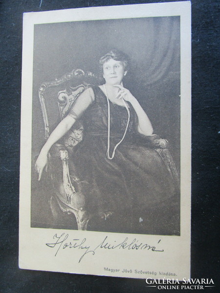 Wife of the Governor Miklós Horthy Vitéz Nagybánya contemporaneous photo photo sheet