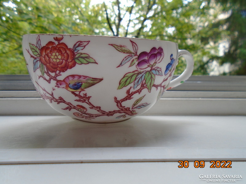 SARREGUEMINES óriás teás csésze  Minton virág mintával