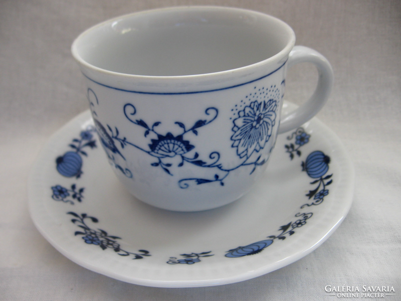 Onion pattern cup and saucer