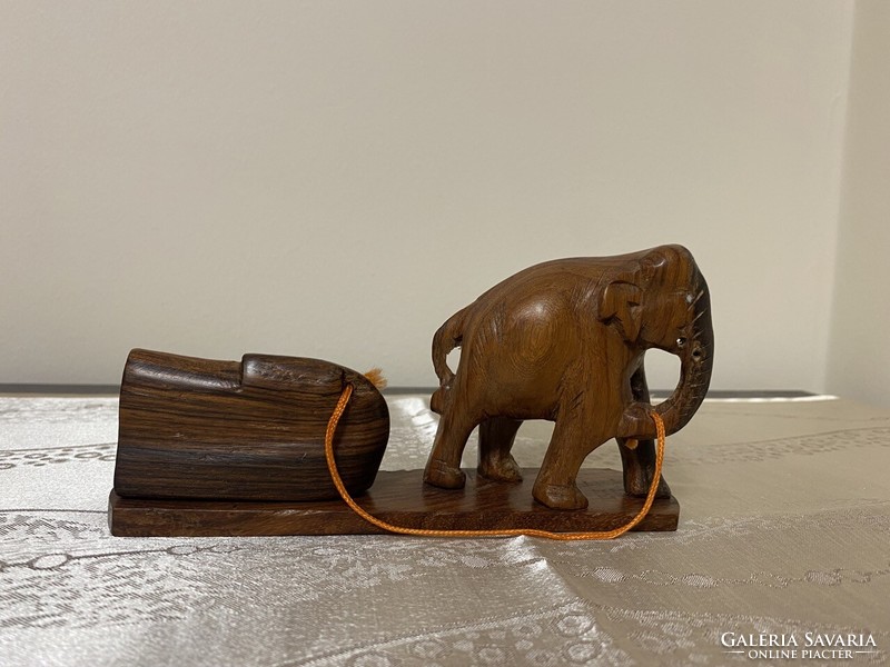 Wooden elephant