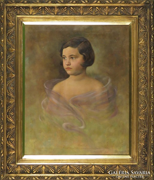 Faragó jelzéssel : Női portré 1931