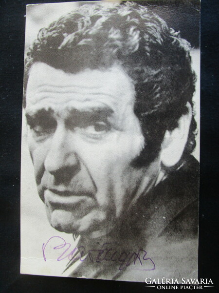 Actor György Bárdy autograph autograph signed - dedicated photo sheet 16 cm collectors