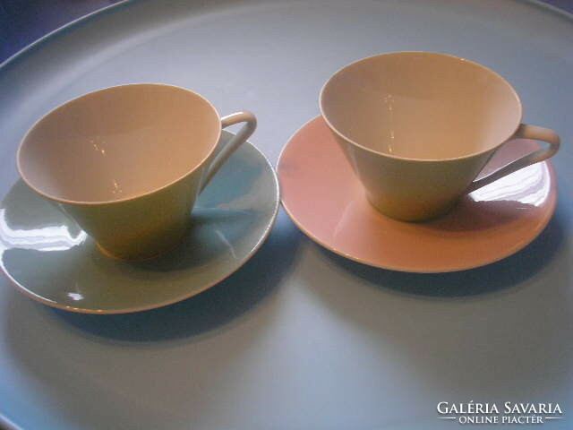 U7 lilien, colorful coffee tea breakfast set rarity flawless
