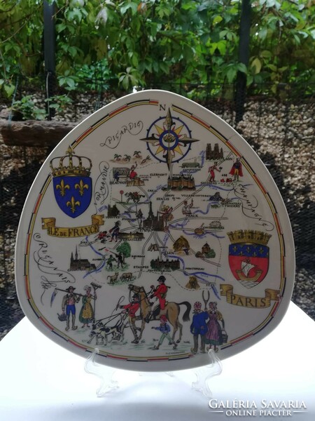 French decorative wall plate