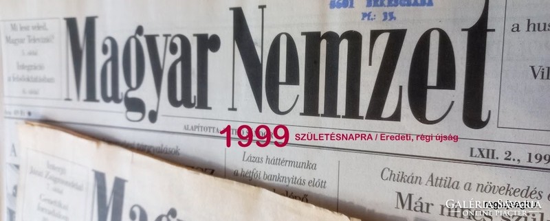1999 január 28  /  Magyar Nemzet  /  Ssz.:  23246