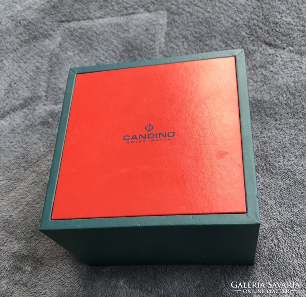Candino aranyozott Svájci karóra , eredeti dobozban !