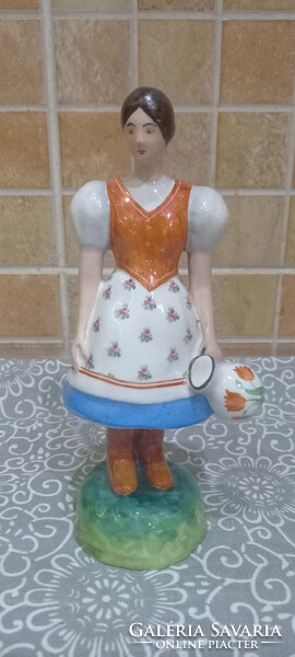 Kispest antique jug girl is a rarity