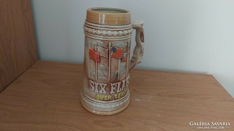 (K) special Japanese beer mug approx. 17 cm high