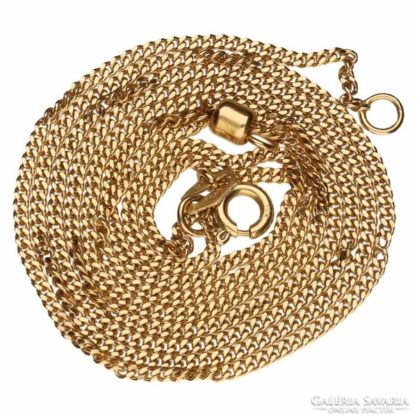 14K yellow gold vintage necklace 62cm