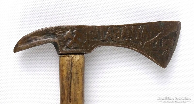 1K718 Tatabánya bronze-headed prong miner's prong 83 cm