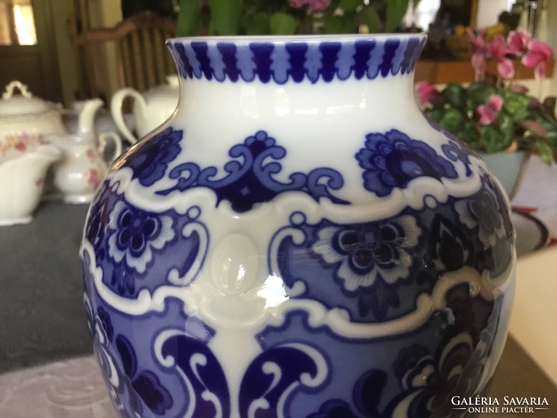 Wallendorf vase, cobalt, 25.5 cm, flawless