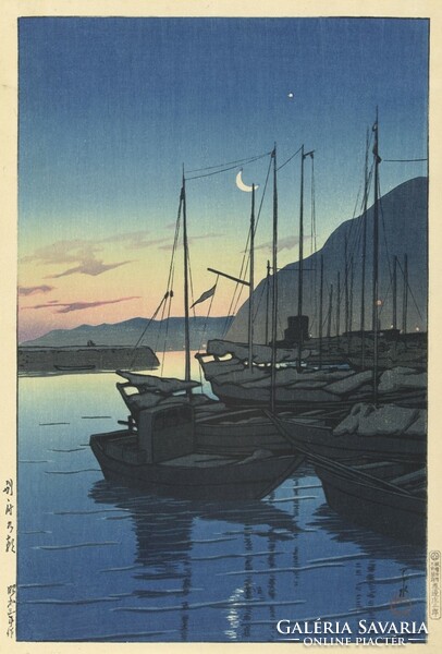 Kawase hasui - the arks at dawn - canvas reprint