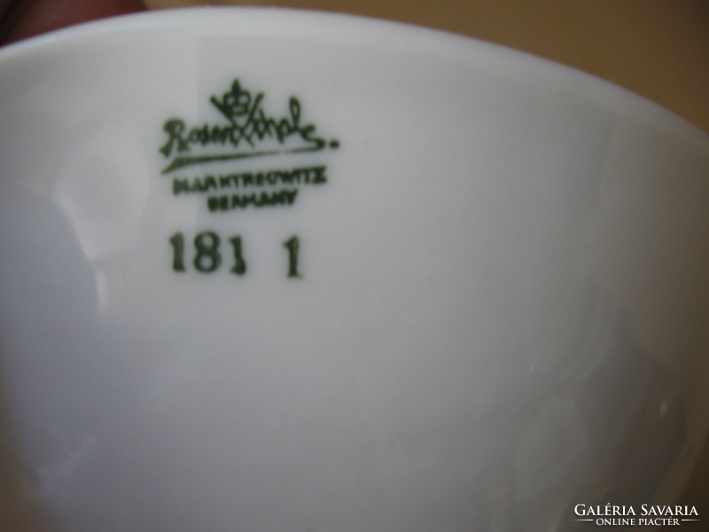 Rosenthal Markreowicz porcelán patikai dörzscsésze, mozsár