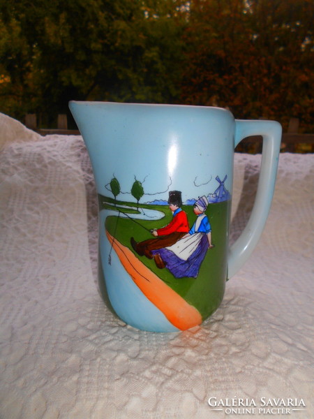 Art Nouveau jug-spout with a Dutch motif