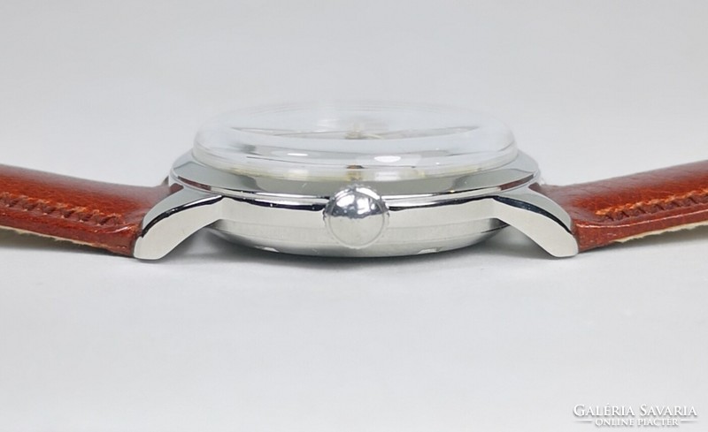 Perfecta automatic vatten-stötsaker Swiss steel case watch from the 1950s! Serviced!
