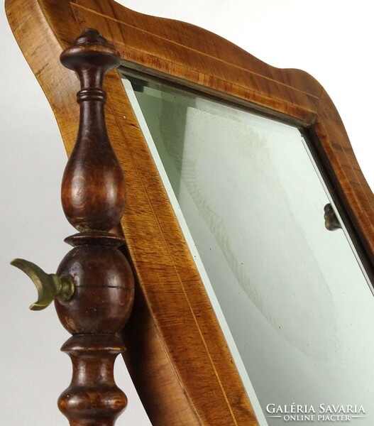 1K801 antique shaving table mirror vanity mirror 50 x 30 x 21 cm