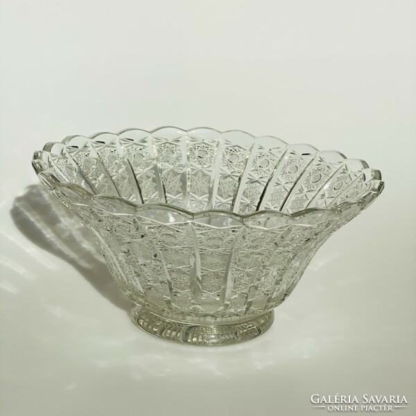Crystal centerpiece / serving tray