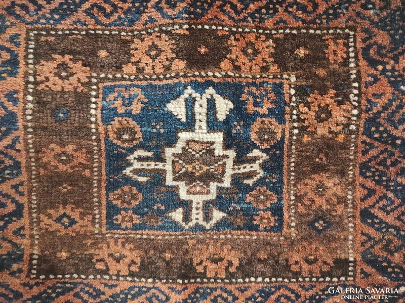 Antique hand-knotted knotted carpet Arabic satchel camel bag 478 5918