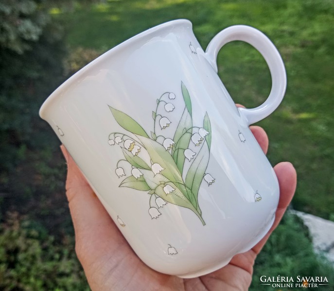 Bavaria cup with lily of the valley 3 pieces each