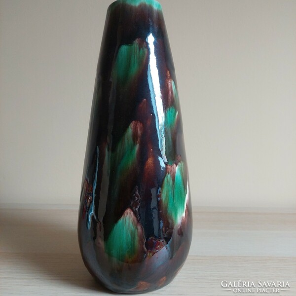 Mid century retro Városlődi kerámia váza