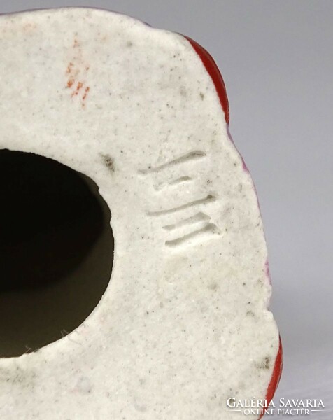 1J572 Régi kisméretű kínai keleti bölcs porcelán figura 8 cm