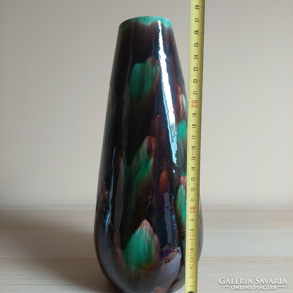 Mid century retro Városlód ceramic vase