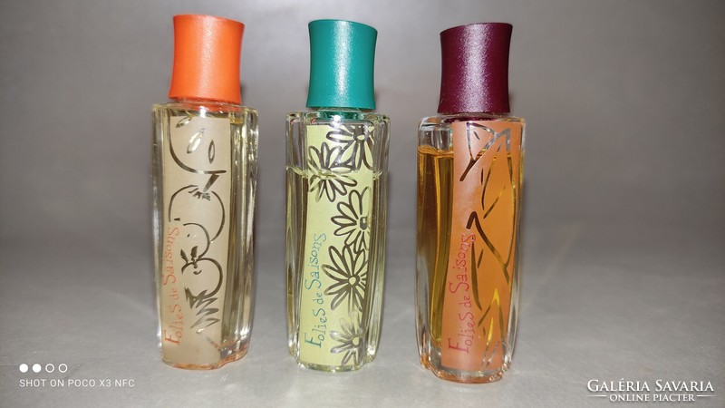 Yves Rocher Folies de Saisons edp mini parfüm 7,5 ml három + egy darabos szett