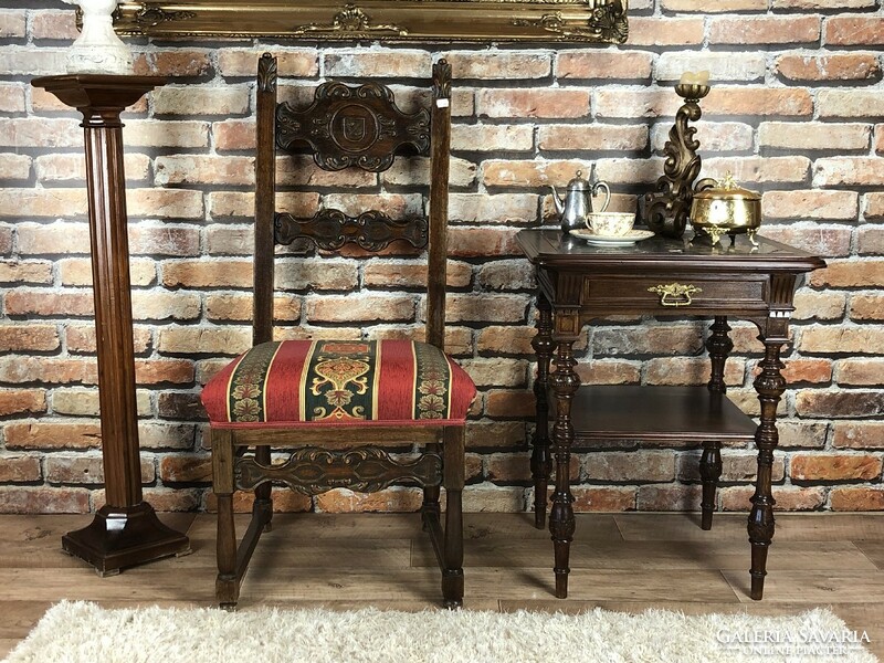 Antique furniture, Renaissance style chair.