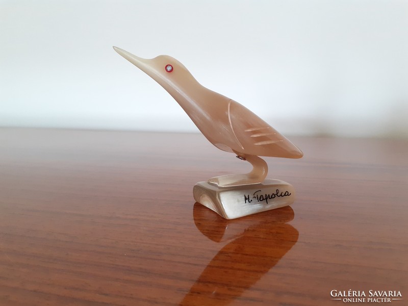 Retro szarumadár Miskolctapolcai emléktárgy madár