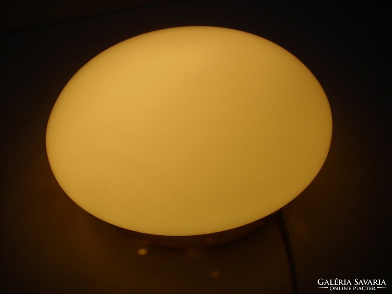 Wall lamp, round, white, 2-burner