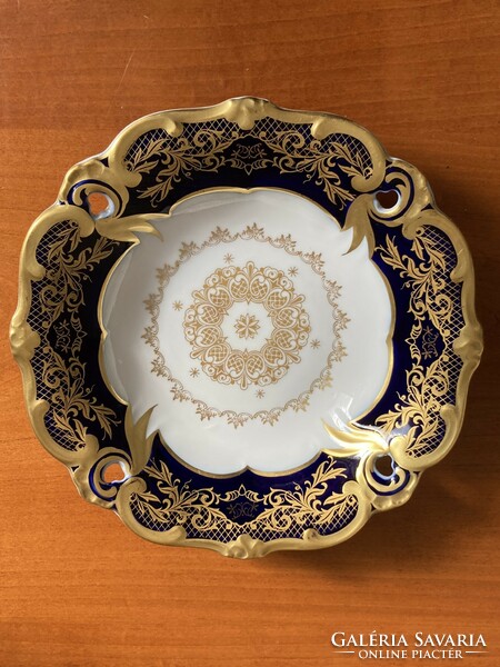 Weimar Porzellan Echt Kobalt kisméretű porcelán tányér
