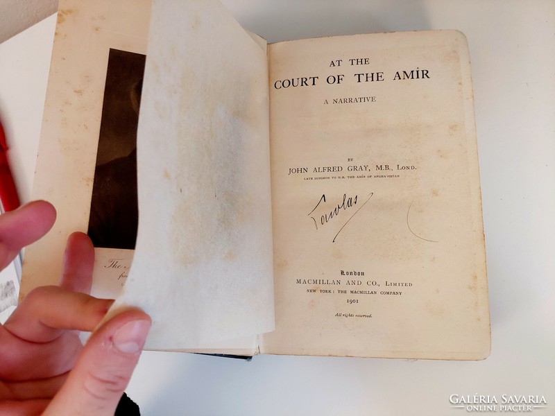 At the Court of the Amir: a narrative, Macmillan, 1901, antik ritka könyv gyűjteménybe