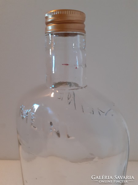 Régi palack MEINL feliratos likőrös üveg