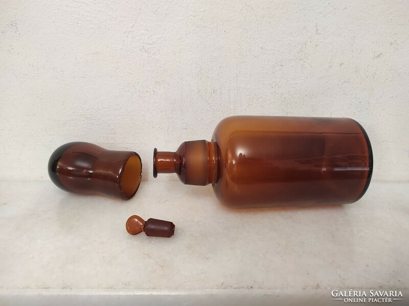 Antik orvos gyógyszer patika tégely üveg 524 5964