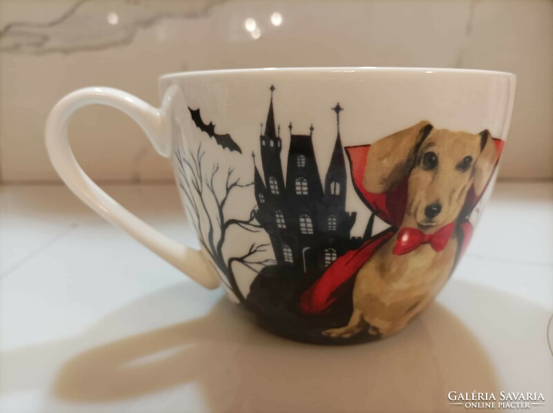 Halloween dachshund mug