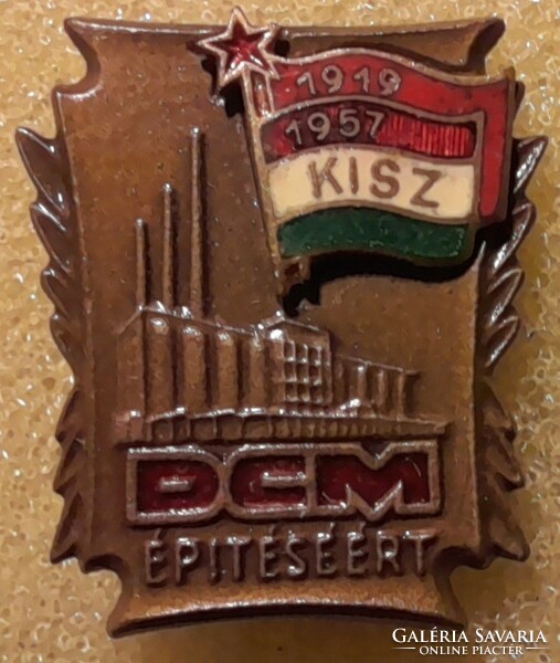 for the construction of Danube cement and lime works, dcm 1963! Badge, badge. There is mail!!!