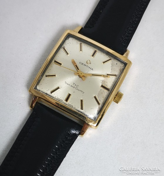 Certina t+c town and country mechanical watch from the early 1970s! With Tiktakwatch service card