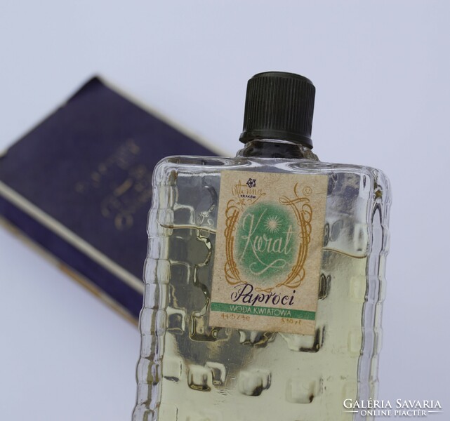 Nagyon ritka vintage Florina Krakow Karat lengyel női parfüm dobozában