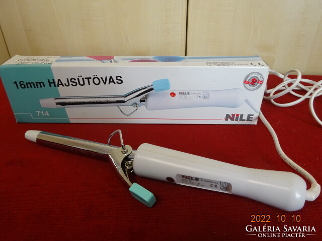 Nile curling iron, diameter 16 mm, with rotating connector. He has! Jokai.