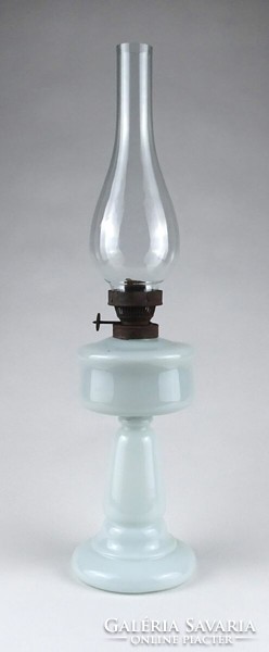 1J890 antique glass kerosene lamp with cylinder