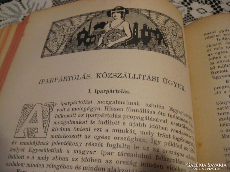 Hetven év  a magyar ipar történetéböl  1842 - 1912   írta Gelléri Mór , Pesti Könyvnyomda RT