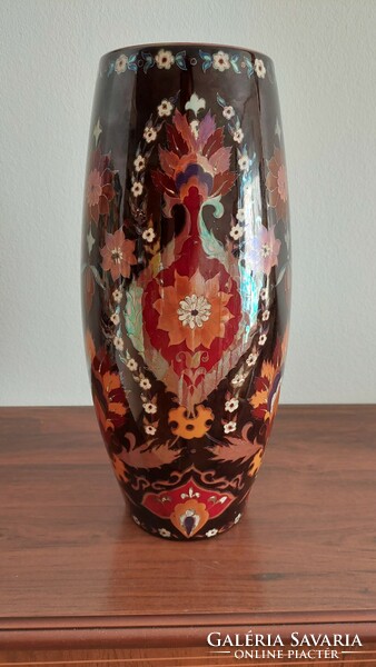 Zsolnay többtüzű  váza 33.5 cm